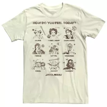 Мужская футболка с постером группы «Звездные войны» Licensed Character