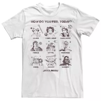 Мужская футболка с постером группы «Звездные войны» Licensed Character