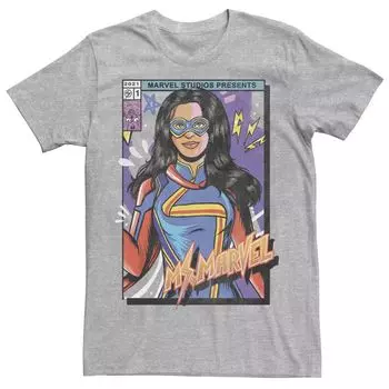 Мужская футболка с постером и обложкой Marvel Ms. Marvel Licensed Character
