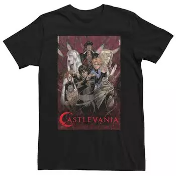 Мужская футболка с постером и персонажем Netflix Castlevania Licensed Character