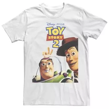 Мужская футболка с постером к фильму Disney Pixar «История игрушек 2 Вуди и Базз» Licensed Character