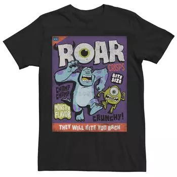 Мужская футболка с потертым плакатом Disney/Pixar Monsters Inc. Roar Crisps Licensed Character