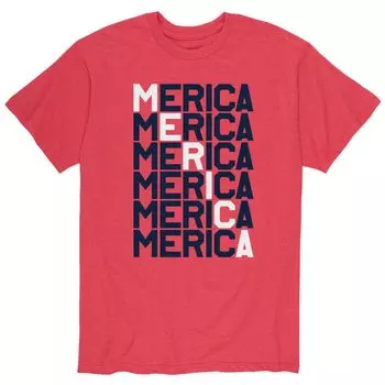 Мужская футболка с повторяющимся рисунком America Licensed Character