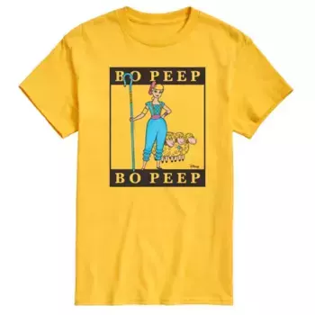 Мужская футболка с принтом Бо Пип из «Истории игрушек 4» Disney / Pixar, желтый