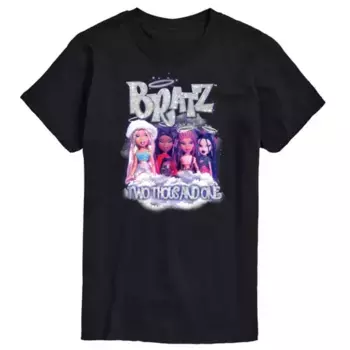 Мужская футболка с принтом Bratz 2001 Licensed Character, черный