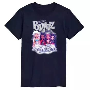 Мужская футболка с принтом Bratz 2001 Licensed Character, синий