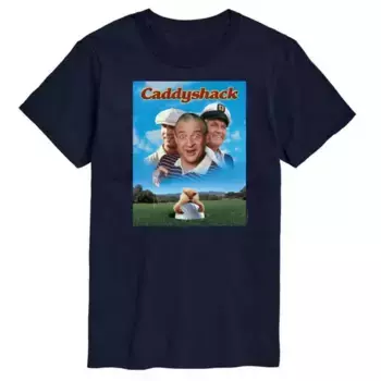 Мужская футболка с принтом "Caddy Shack" Licensed Character, синий