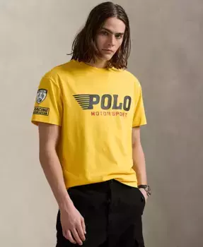 Мужская футболка с принтом Classic-Fit из джерси Polo Ralph Lauren, мультиколор
