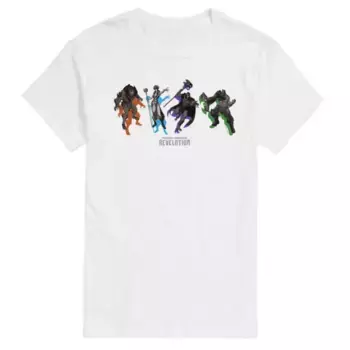 Мужская футболка с принтом He-Man Masters of the Universe Licensed Character, белый
