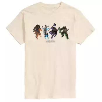 Мужская футболка с принтом He-Man Masters of the Universe Licensed Character, бежевый