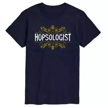 Мужская футболка с принтом Hopsoligist Licensed Character, синий