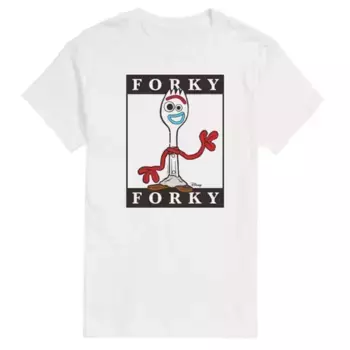 Мужская футболка с принтом «История игрушек 4» Disney / Pixar, белый