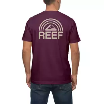 Мужская футболка с принтом Элиаса Reef, бургундия