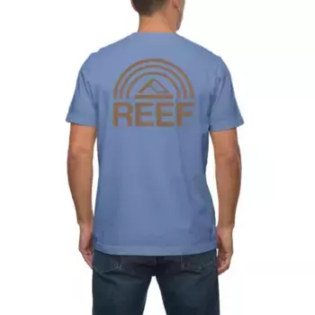 Мужская футболка с принтом Элиаса Reef, цвет steel blue