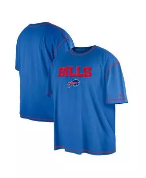 Мужская футболка с принтом Royal Buffalo Bills Third Down Big and Tall Puff New Era, синий