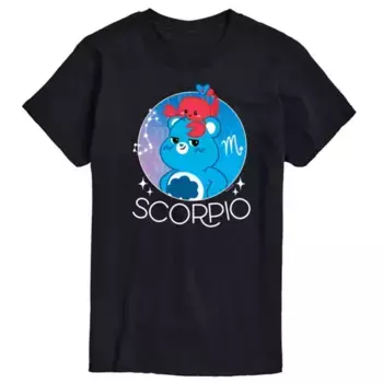 Мужская футболка с принтом скорпиона от Care Bears Licensed Character, черный