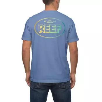 Мужская футболка с принтом sol Reef, цвет steel blue