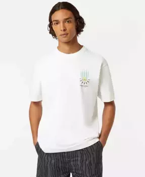 Мужская футболка с принтом спереди и сзади SCOTCH & SODA, черный