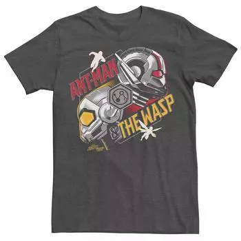 Мужская футболка с профилем шлема Marvel Ant-Man And The Wasp Licensed Character