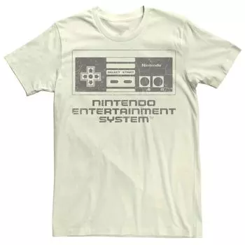 Мужская футболка с простым контроллером Nintendo Entertainment System Licensed Character
