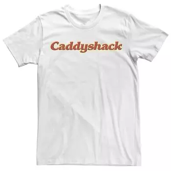 Мужская футболка с простым логотипом Caddyshack Licensed Character, белый