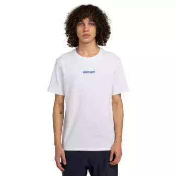 Мужская футболка с простым логотипом Element, белый