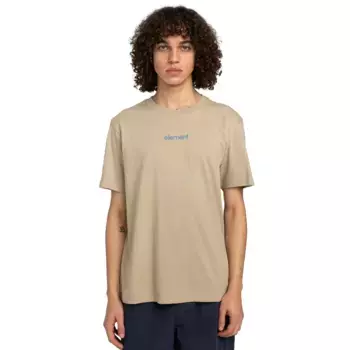 Мужская футболка с простым логотипом Element, бежевый