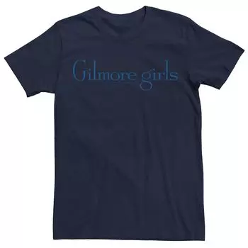 Мужская футболка с простым логотипом Gilmore Girls Licensed Character