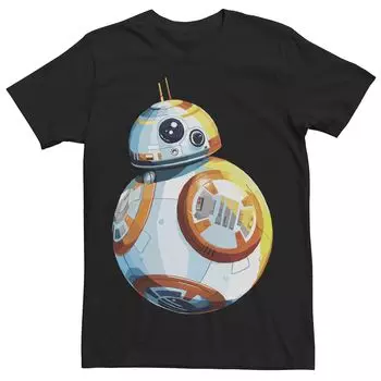 Мужская футболка с ярким портретом BB-8 Star Wars
