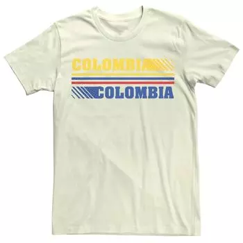 Мужская футболка с яркими буквами Gonzales Colombia Licensed Character