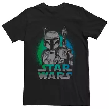 Мужская футболка с распылителем «Звездные войны» Fett Licensed Character