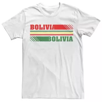 Мужская футболка с разноцветными буквами Gonzales Bolivia Licensed Character