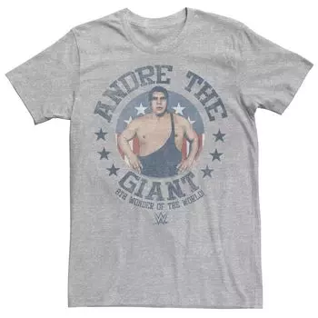 Мужская футболка с ретро-плакатом WWE Andre The Giant Licensed Character