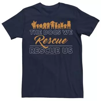 Мужская футболка с рисунком A Dog's Purpose Dogs Rescue Us Licensed Character