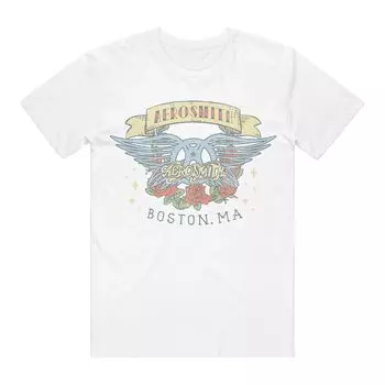 Мужская футболка с рисунком Aerosmith Licensed Character