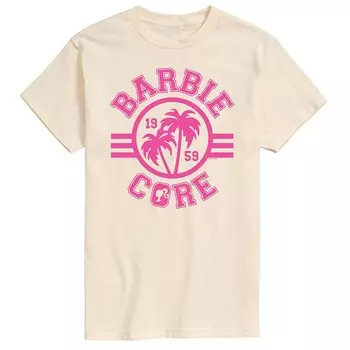 Мужская футболка с рисунком Barbie Barbiecore Collegiate Licensed Character, бежевый