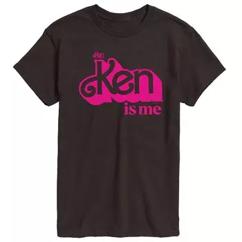 Мужская футболка с рисунком Barbie The Movie Ken Is Me, цвет Dark Brown