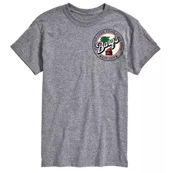 Мужская футболка с рисунком Barqs Root Beer Licensed Character, цвет Heather Gray