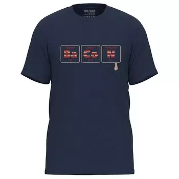 Мужская футболка с рисунком бекона Element Licensed Character, цвет Navy Heather