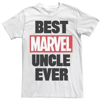 Мужская футболка с рисунком Best Uncle Marvel