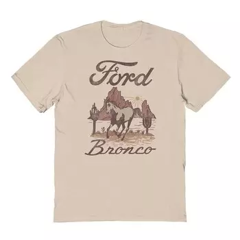 Мужская футболка с рисунком Bronco Bro Licensed Character, песочный