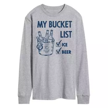 Мужская футболка с рисунком "Bucket List" Licensed Character