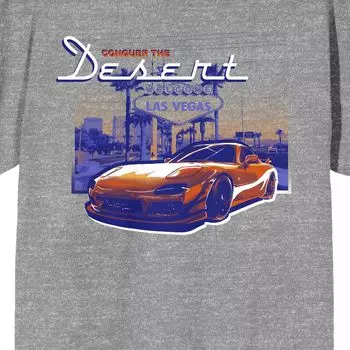 Мужская футболка с рисунком Car Fanatic Conquer Desert Licensed Character