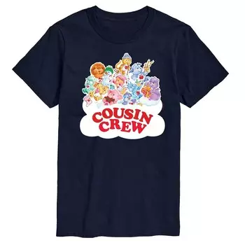 Мужская футболка с рисунком Care Bears Cousins Crew Licensed Character, темно-синий