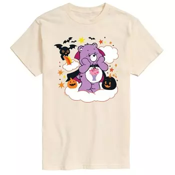 Мужская футболка с рисунком Care Bears на Хэллоуин Licensed Character, бежевый