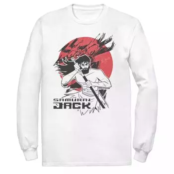 Мужская футболка с рисунком Cartoon Network Samurai Jack Licensed Character