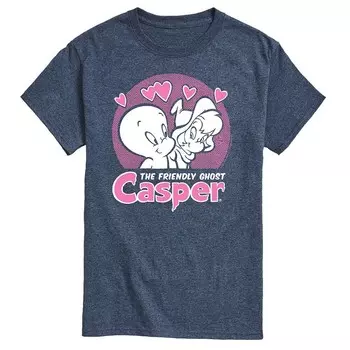 Мужская футболка с рисунком Casper Wendy Love Licensed Character, синий