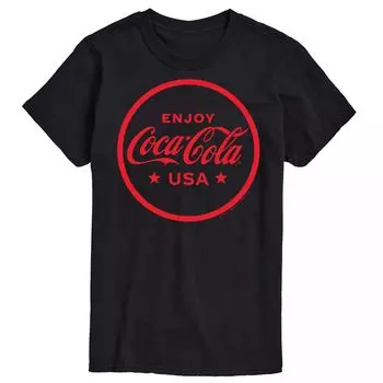 Мужская футболка с рисунком Coca-Cola Enjoy Coca Cola USA Licensed Character