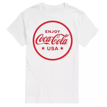 Мужская футболка с рисунком Coca-Cola Enjoy Coca Cola USA Licensed Character