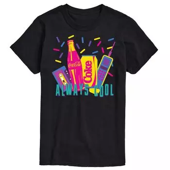 Мужская футболка с рисунком CocaCola Always Cool Licensed Character